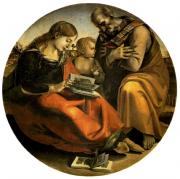 A szent család (Galleria degli Uffizi, Firenze) – Luca Signorelli